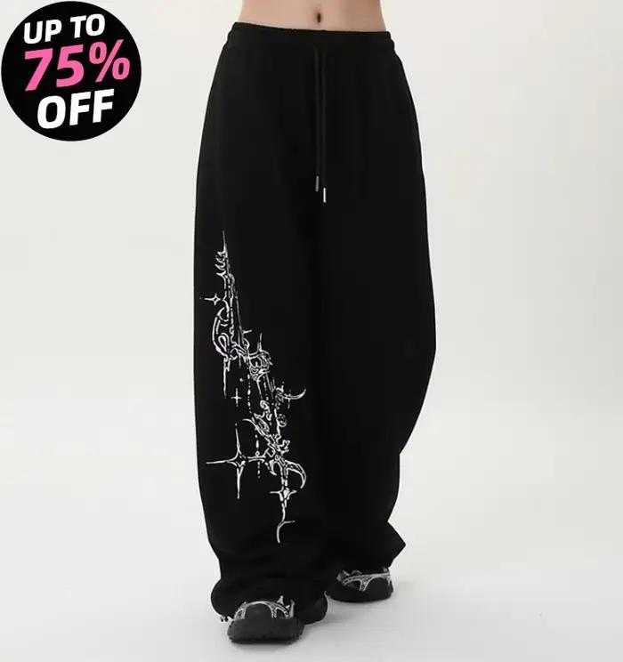 Pantalon de danse Jazz pour femmes, tendance de danse de rue, pantalon de survêtement ample de rue r