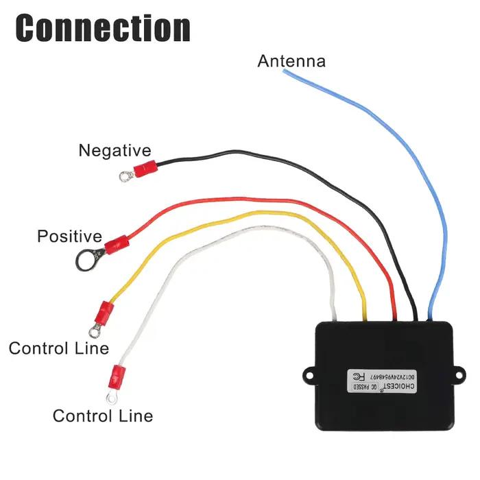 Système de télécommande de treuil de remorque, contrôleur de commutateur pour Jeep, tout-terrain, Fo
