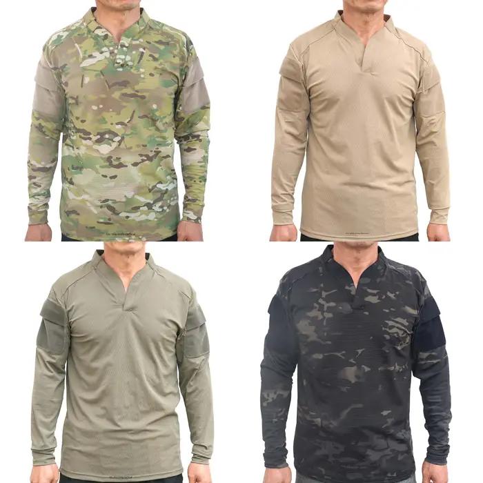 SMTP002 US DEGRU-Style Chemise T-shirt à manches longues respirant et à séchage rapide