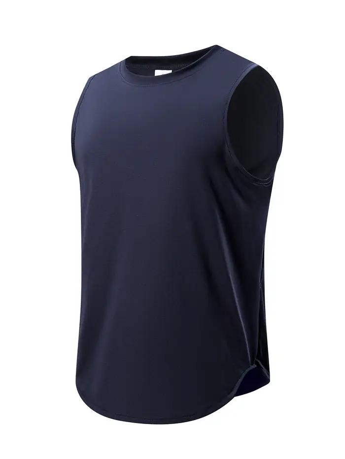 Débardeur basique de Fitness pour hommes, haut de Sport à séchage rapide, gilet de course, Fitness,