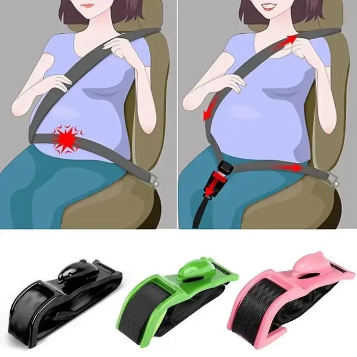Ceinture de soutien du ventre de sécurité pour femmes enceintes protection bébé non né accessoire extension réglage pour déplacements voiture occasions spéciales