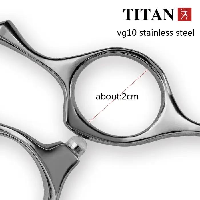 Titan ciseaux de coiffure professionnels ciseaux de coiffeur 6.0 pouces vg10 acier inoxydable coupe