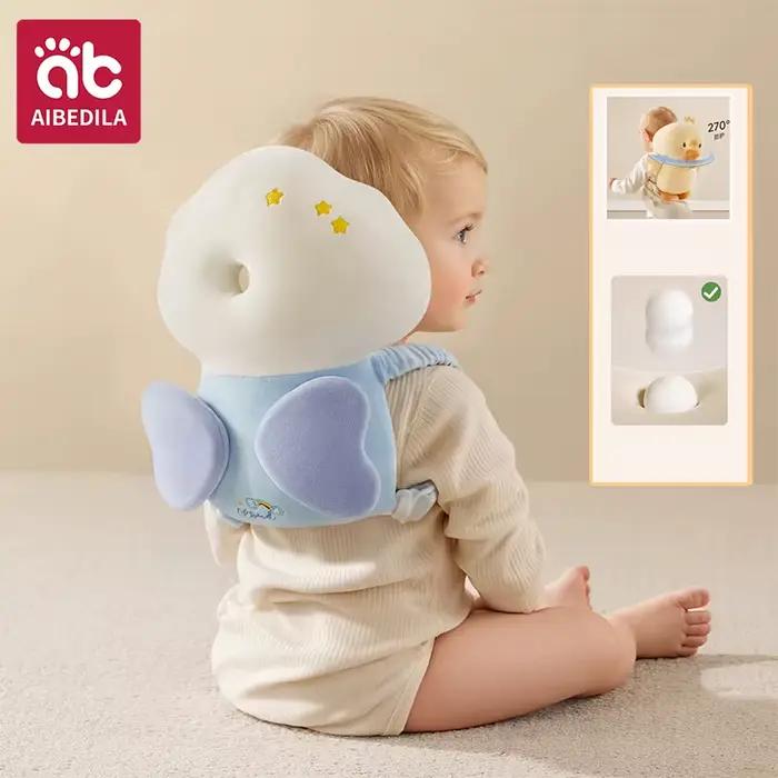 AIBEDILA Coussin de protection anti-chute 3 faces pour bébé, motif animal mignon, pour la tête et le
