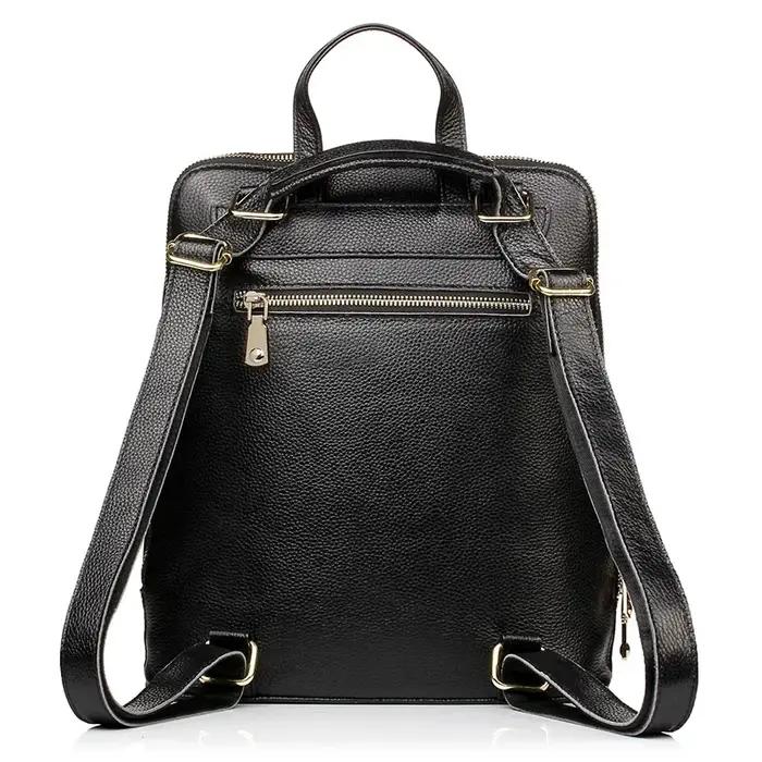 Sac à dos Zency en cuir de crocodile pour femme, 100 % véritable, sac de voyage, de travail ou d'éco
