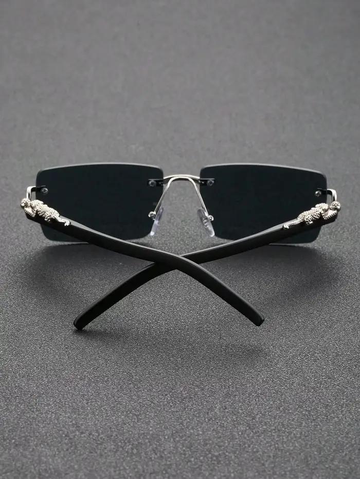 Lunettes de soleil unisexes classiques à monture carrée, en métal, à la mode, pour cyclisme en plein