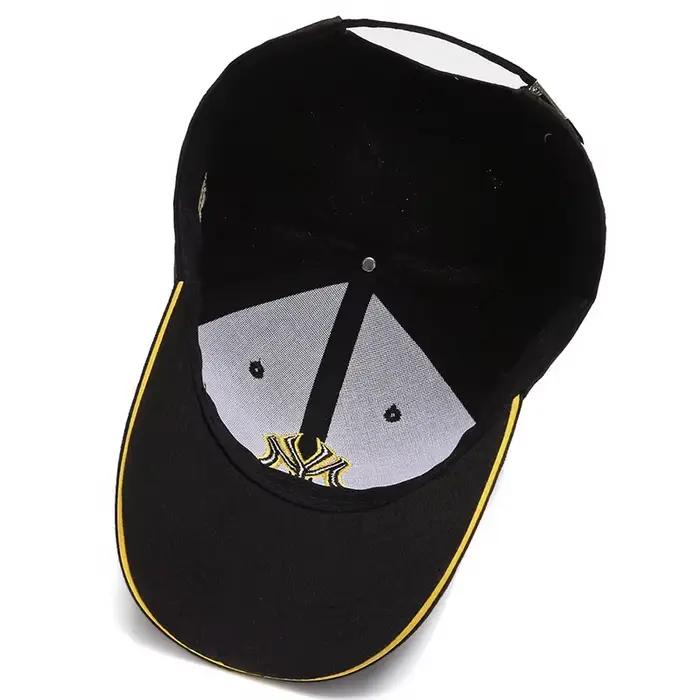 Chapeaux quatre saisons pour hommes, tendance, noir, rétro, brooklyn, lettre brodée, Baseball, coton