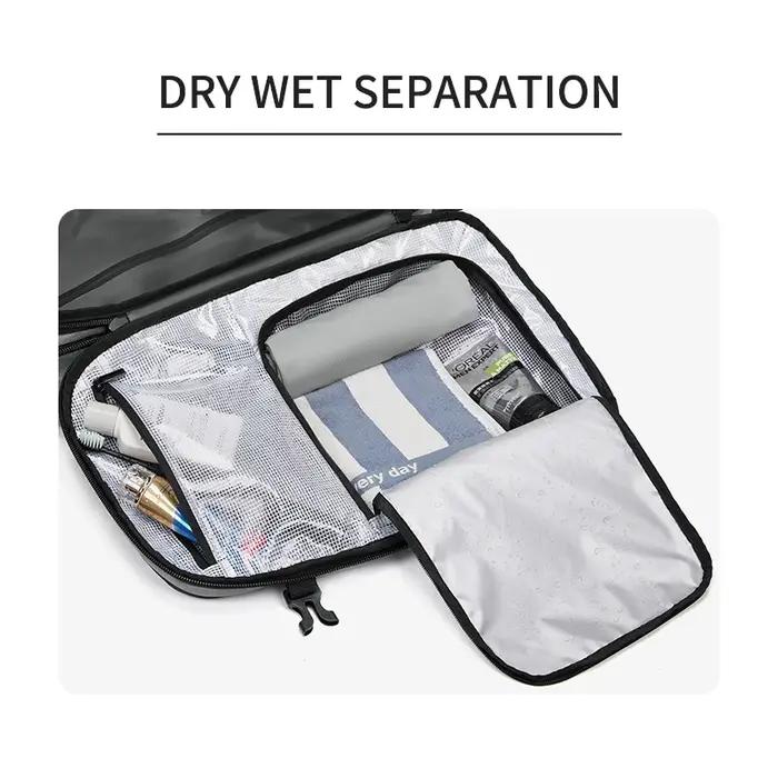 Sac à dos de voyage à compression sous vide pour hommes, sac à dos pour ordinateur portable 17 pouce