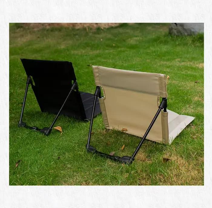 Chaise de dossier pliante de Camping, sièges de stade respirants, support en alliage d'aluminium, ch