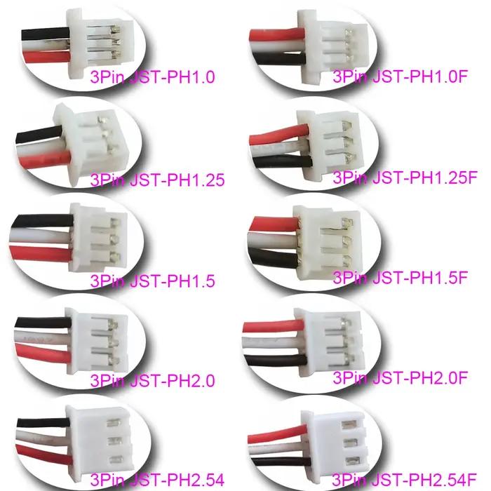 Batterie aste au lithium polymère, thermistance à 3 fils, 3.7V, 2000mAh, 7,4 Wh, 103450, 3 broches,