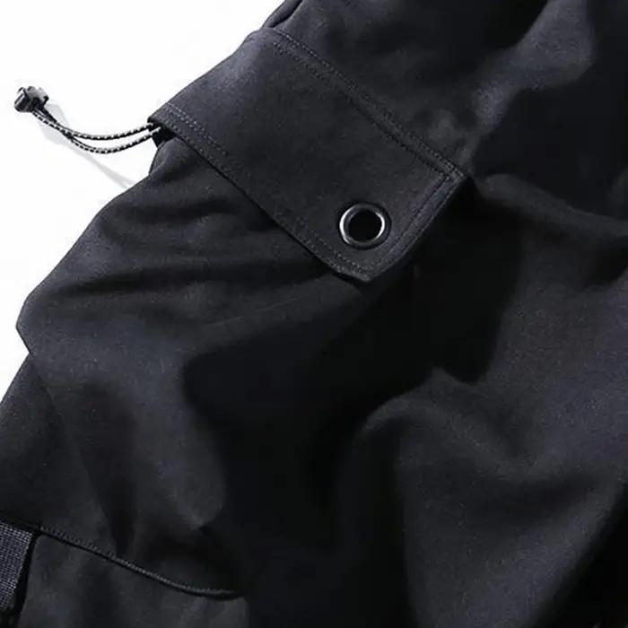 Sarouel ample hommes Cargo pantalon Hip Hop extérieur décontracté cheville longueur pantalon mode St