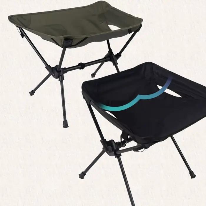 Chaise pliante en alliage d'aluminium pour camping en plein air, tabouret portable ultra léger, tabo