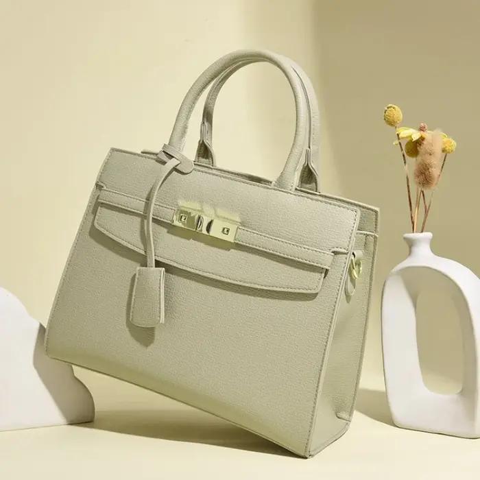 Sac fourre-tout pour femme en cuir de qualité supérieure, haut de gamme, Paris, tendance, look quoti