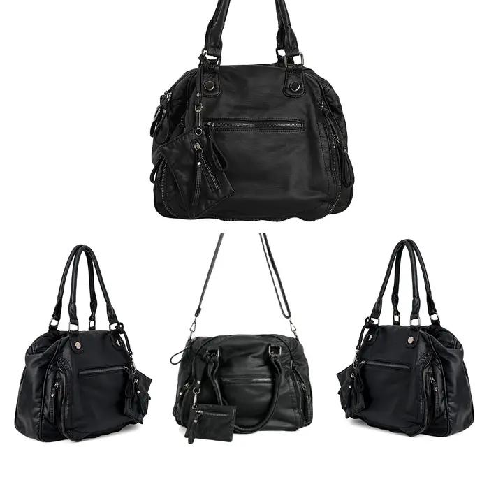 Annmouler – sac à main en cuir PU souple pour femmes, sac Design de marque, grande capacité, fourre-