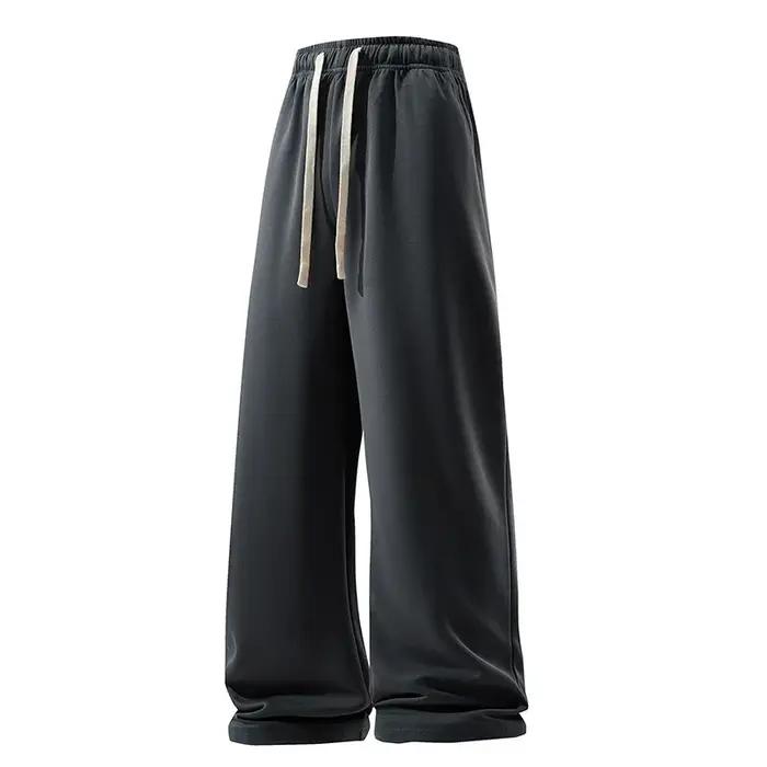 Pantalon à jambes larges pour hommes, mode décontractée, respirant, survêtement polyvalent, élastiqu
