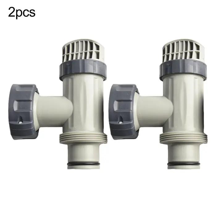 Valve à piston de piscine de remplacement en plastique, 2 pièces, pour Intex 10747 sol, pompe à filt