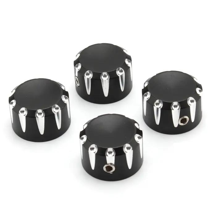 Boulons de tête de moto noirs/or, couvercle d'écrou en aluminium CNC pour Triumph Bonneville T120 T1