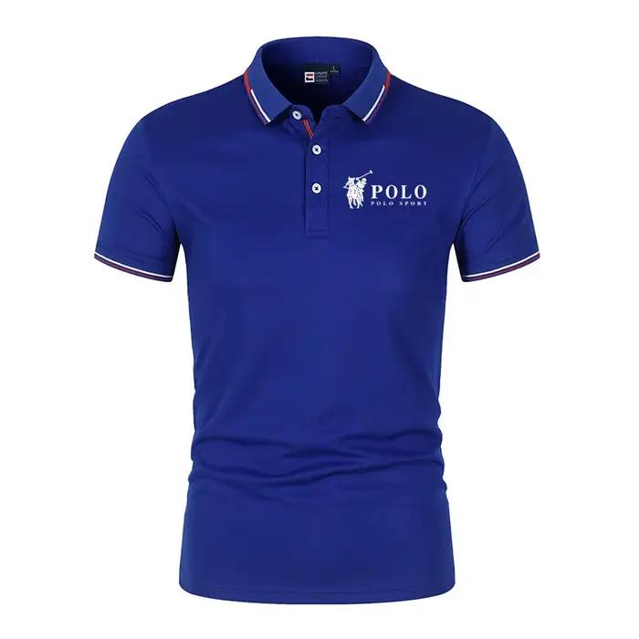 Polo d'été premium pour homme, séchage rapide, respirant, décontracté, mode business, sport, manches