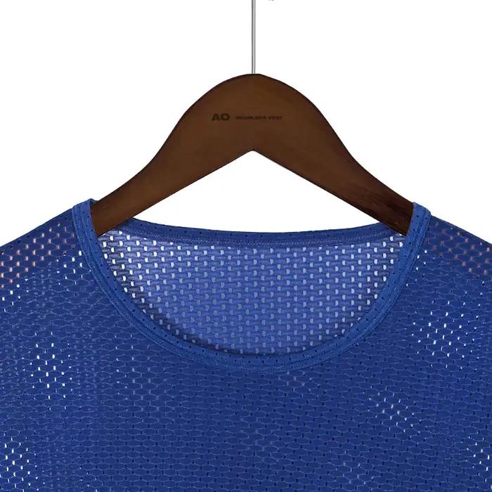 T-shirt manches courtes pour homme, maille aérée, amissié, séchage rapide, ample, col en v