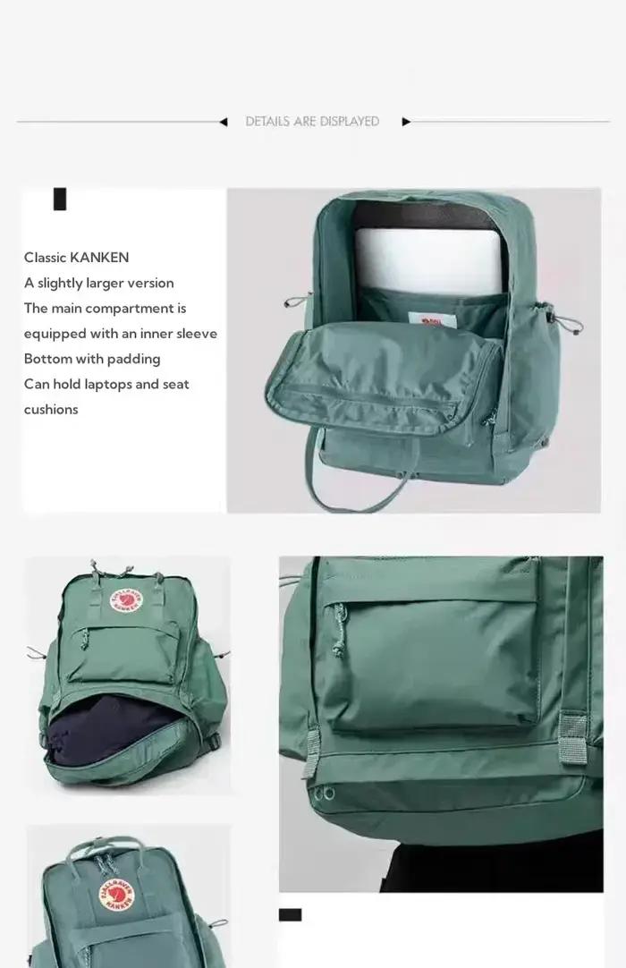 Fjallraven sac à dos classiques Outlong haute capacité en plein air hommes et femmes multifonctionne