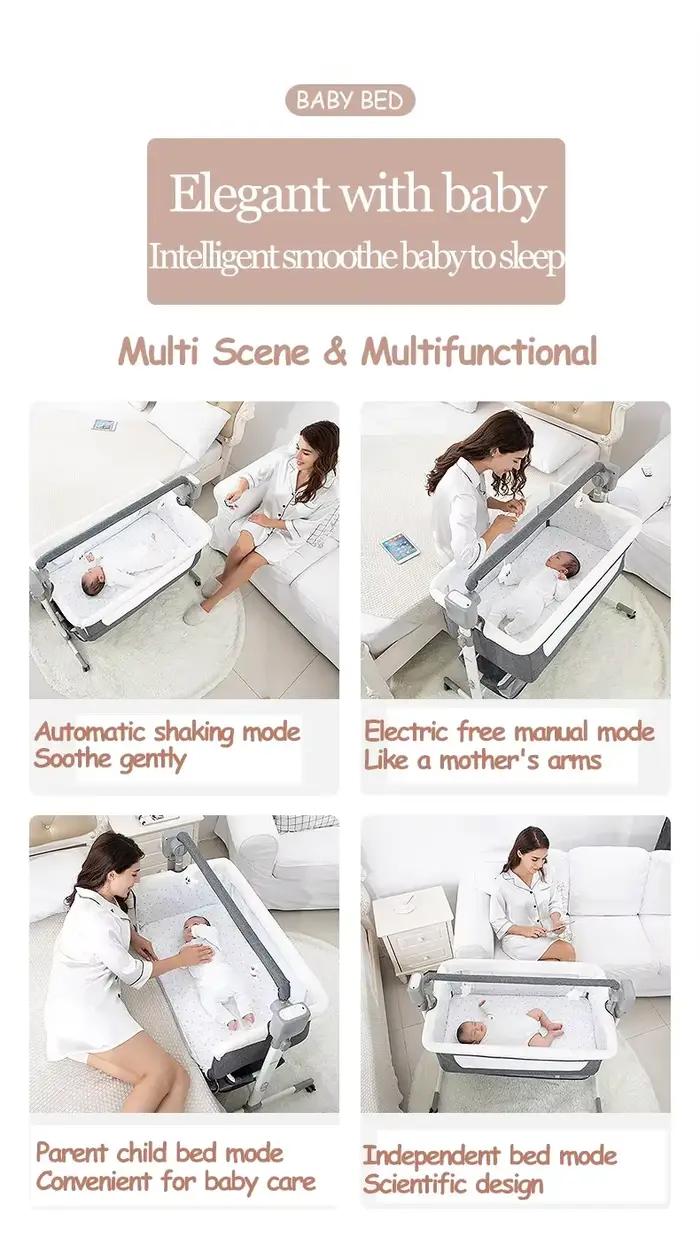 Berceaux pour bébé, berceau électrique pour nouveau-nés, couffin à bascule Portable avec balançoire