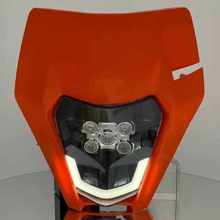 Phare de moto à LED pour KTM EXC XC SX MX XC 125 250 300 450 Supermoto Dirt Bike Motocross Phares Pl
