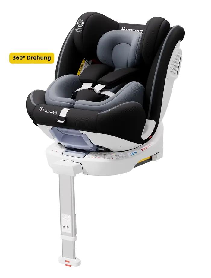 Siège auto bébé AP03 KL005, siège enfant pivotant à 360°, ISOFIX ECE, 40-150 cm, 0-12 ans, 9-36 kg,