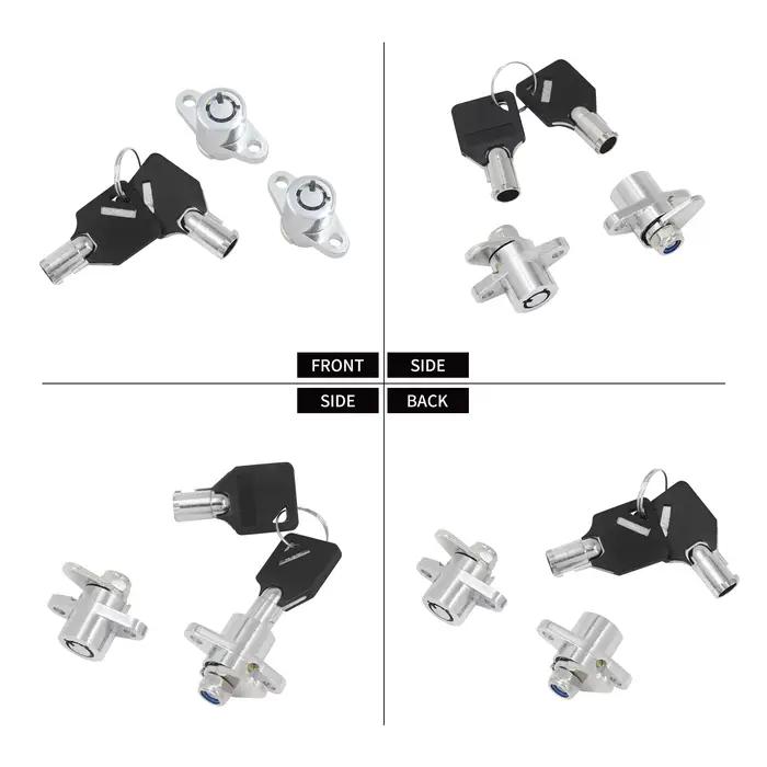 Serrure de sacoche de moto avec jeu de 2 clés, pour Harley Touring Electra Street Glide Road King FL