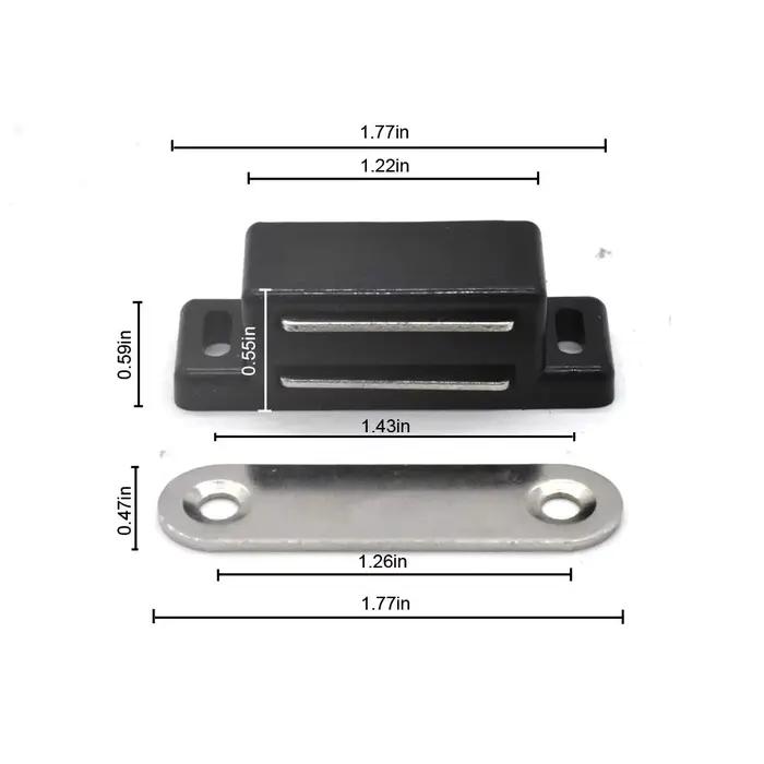 Loquet magnétique puissant pour portes d'armoire et meubles de cuisine finition blanche élégante à offrir pour la maison occasions spéciales