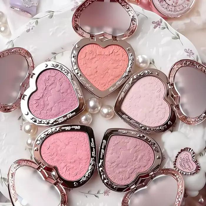 Coffret cadeau complet Flower Knows Bonny Garden Series : palette de fards à paupières et blush, bau