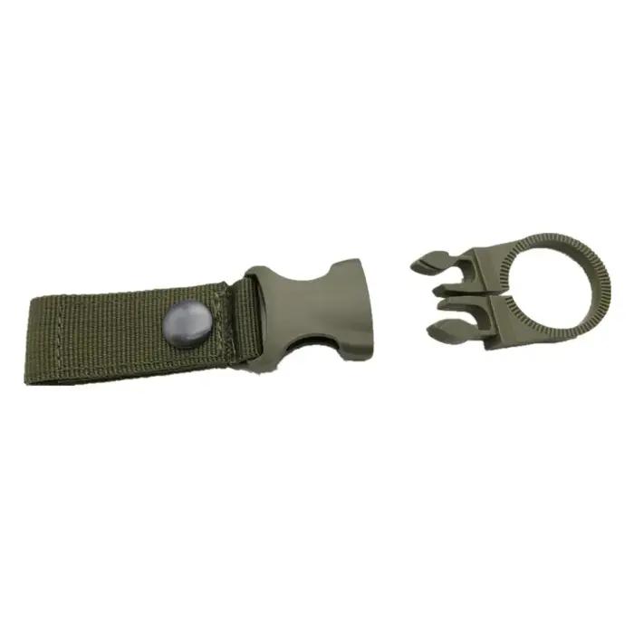 Mousqueton d'extérieur pour bouteille d'eau, sangle en nylon, ceinture d'escalade, cintre de sac à d