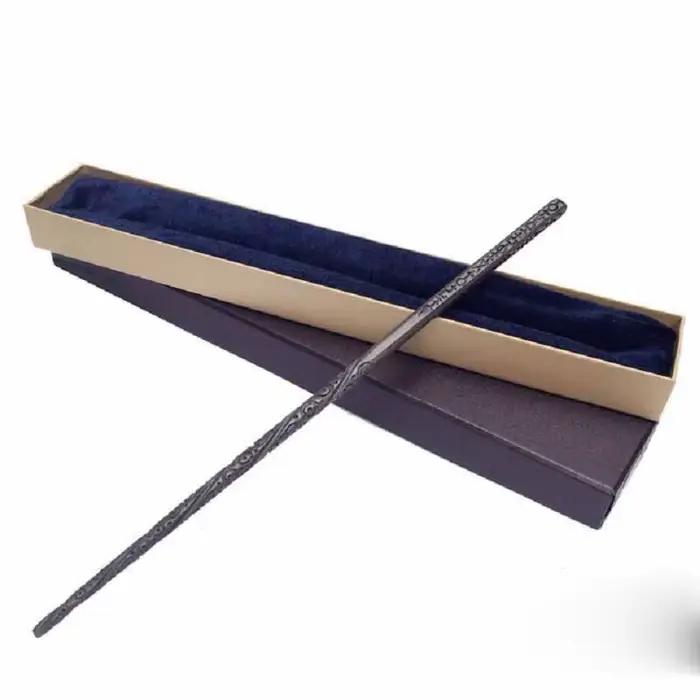 baguette magique à noyau métallique cosplay pour enfants avec boîte