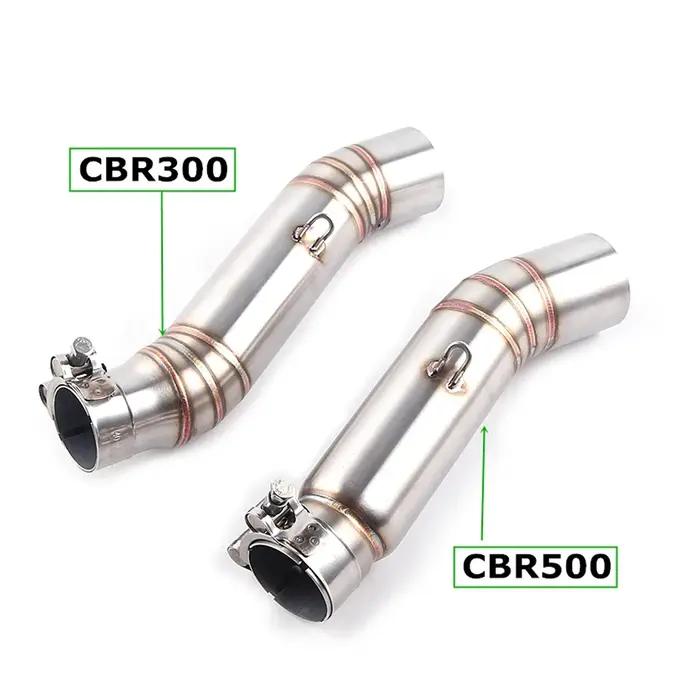 Connecteur de tuyau central de Contact d'échappement de moto CBR 500 300, pour silencieux HONDA CBR5