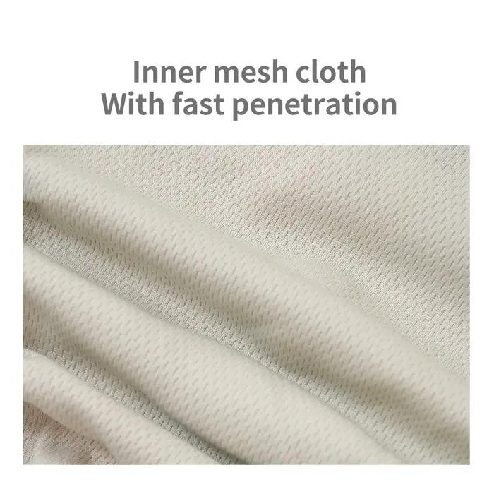 Elinfant – couche-culotte en tissu imperméable pour bébé, avec 4 absorbants, en tissu maille, os int