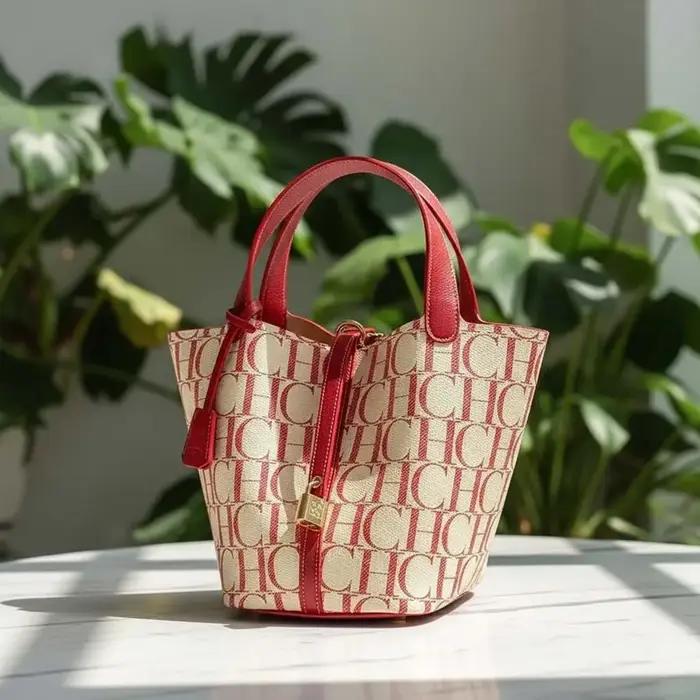 CH – sac à main de voyage de grande capacité pour femmes, marque de luxe, Texture de mode, lettre im
