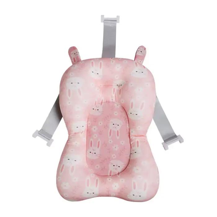Coussin de baignoire pour bébé, Support de bain Ajustable, tapis de siège, coussin de douche, siège