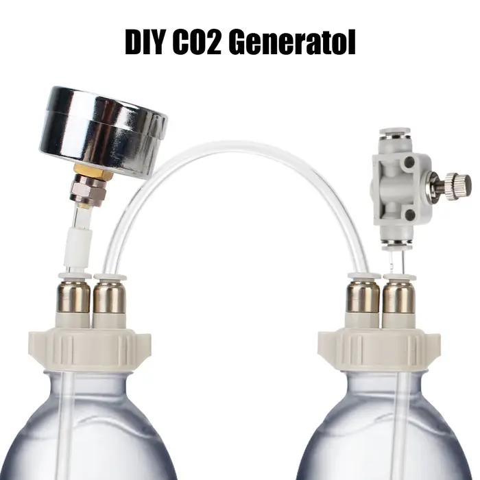 CO2 fait maison avec dispositif de débit d'air à pression Kit de système de générateur de CO2 bricol