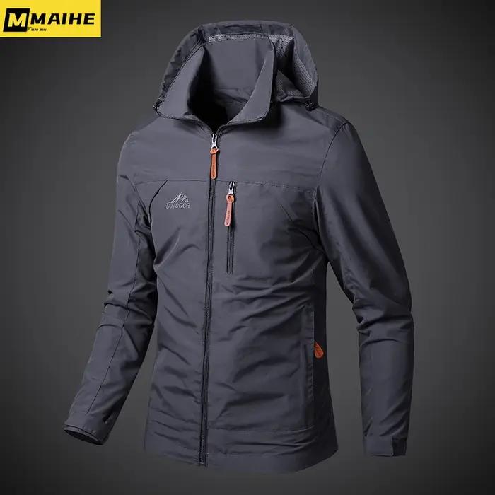 Vestes coupe-vent imperméables pour hommes, manteau militaire à capuche, nouvelles vestes de Combat