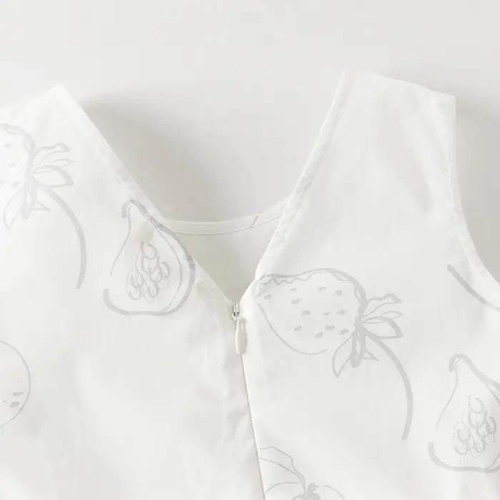 Robes de princesse d'été blanches pour filles Dave Bella, robes de fête imprimées sans manches pour