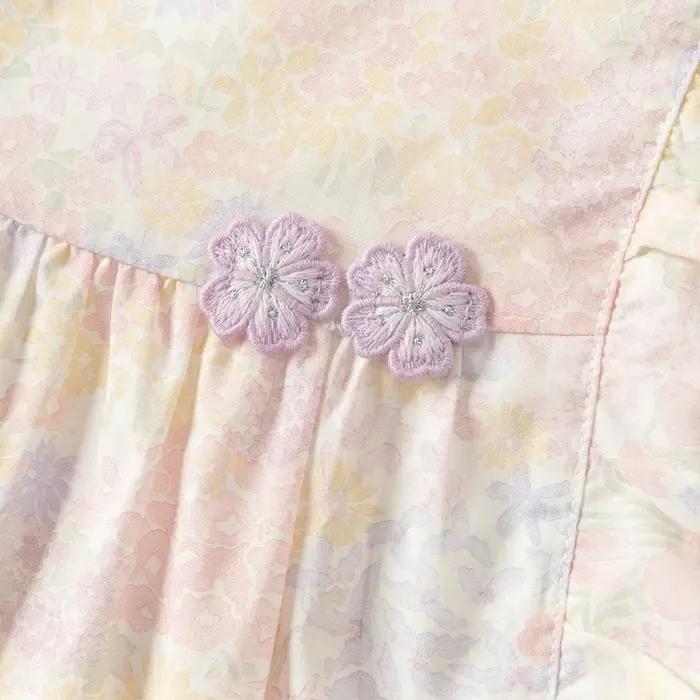 Ensemble haut et pantalon pour filles Dave Bella, costume d'été pour enfants, imprimé floral, élasti
