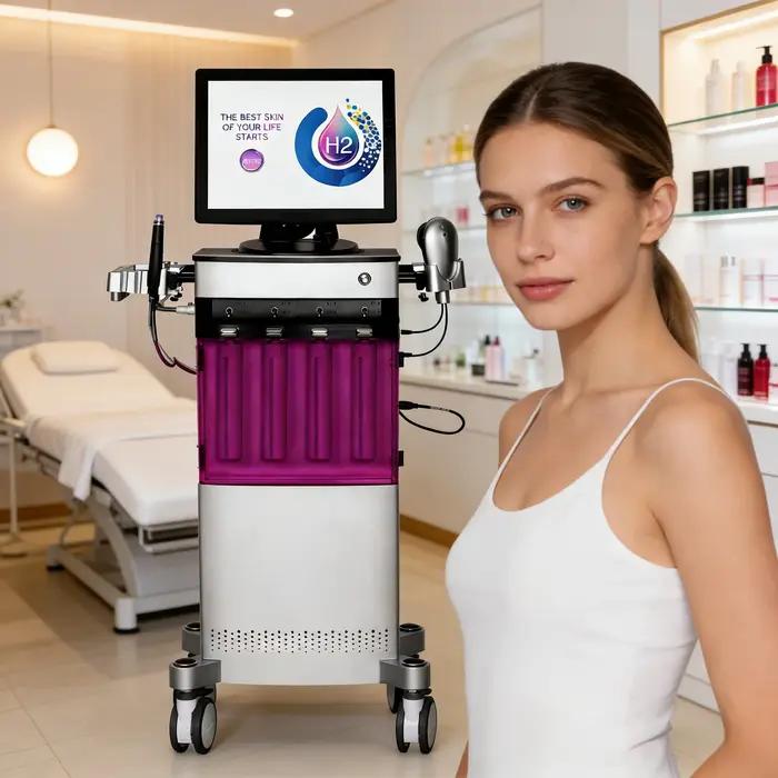 Appareil de soin du visage à oxygène 10 en 1, appareil professionnel pour le soin de la peau, nettoy