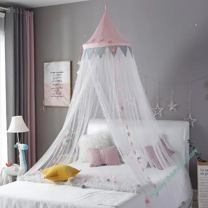Moustiquaire de lit pour bébé rideau de chambre de fille protection anti-moustiques élégante décoration de chambre enfant occasion spéciale