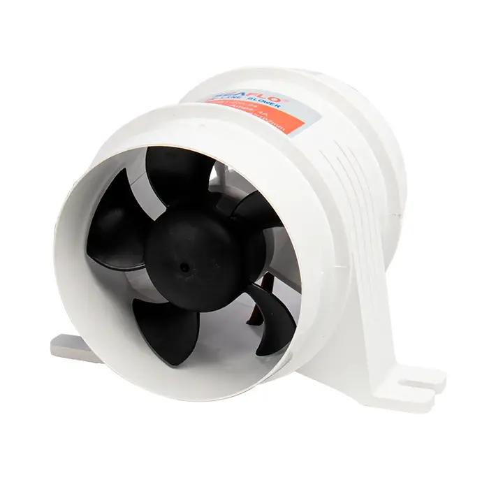 Ventilateur d'extraction de ventilateur de salle de moteur à flux droit 12V 24V DC ventilateur de ya