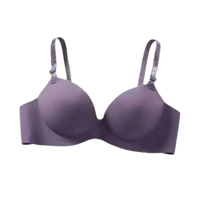Femmes soutien-gorge sans couture Sexy Push Up Bralette sans fil filles étudiants respirant Lingerie