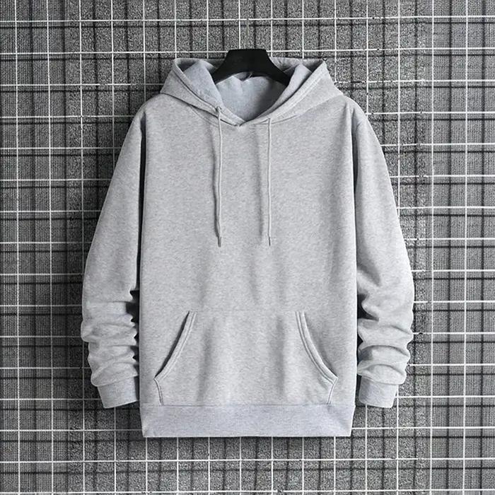 2025 automne/hiver nouveauté hommes à capuche de haute qualité couleur unie sweat à capuche mâle mai