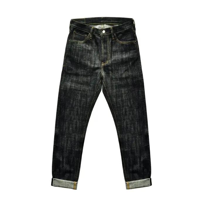 Sauce zhan EX310-BO-Thunder jean pour hommes Furinkazan lisière jean en jean brut homme jean coupe a