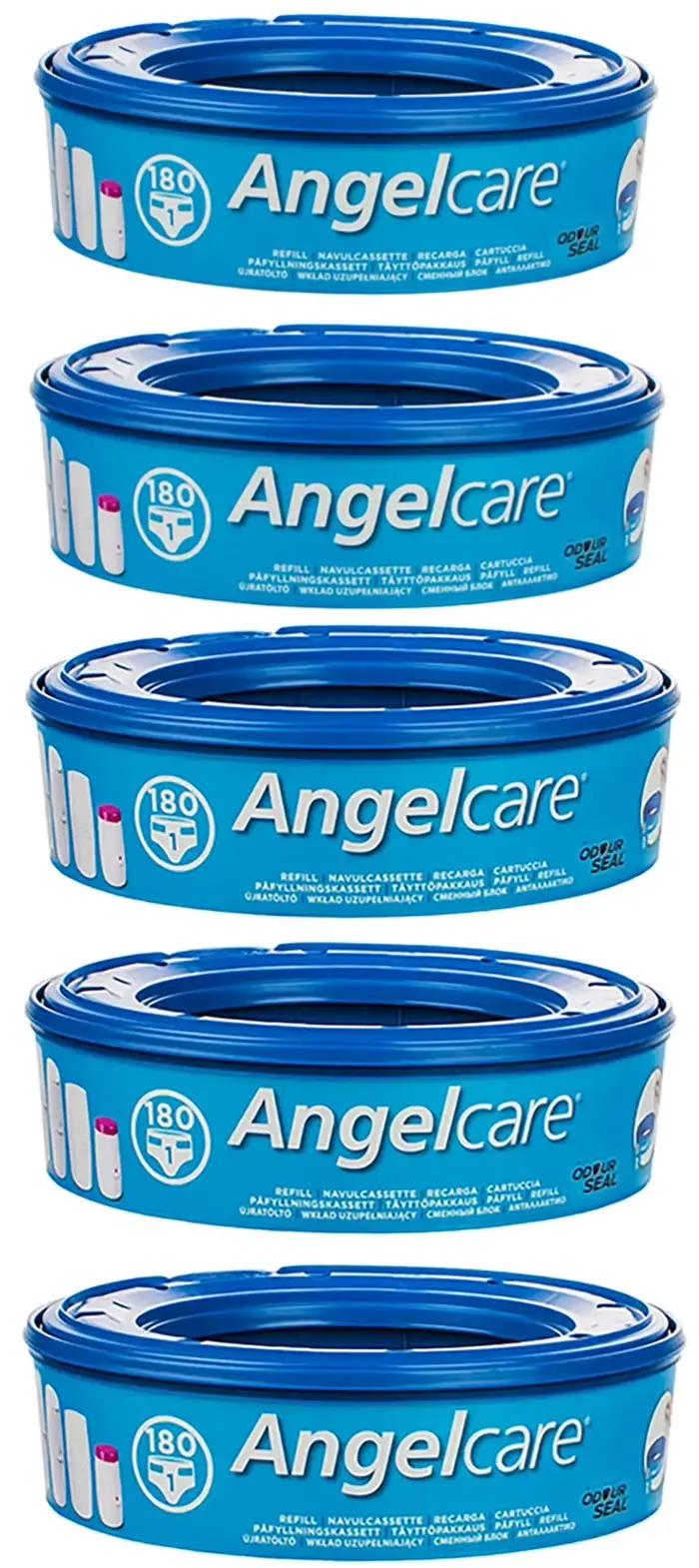 Angelcare-Recharge pour conteneur à couches, lot de 5