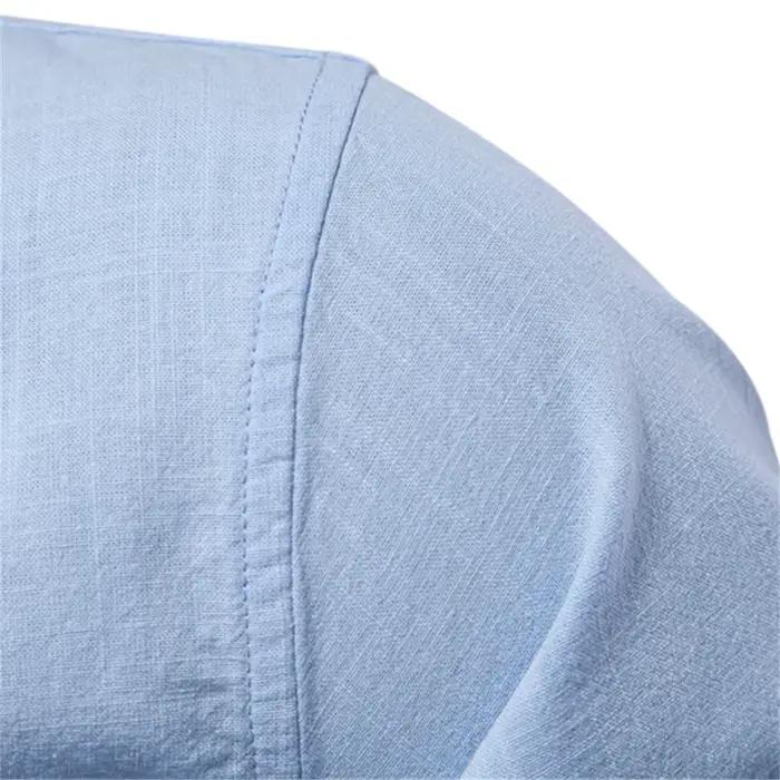 AIOPESON 100% coton chemise sociale hommes couleur unie à manches longues haute qualité marque chemi