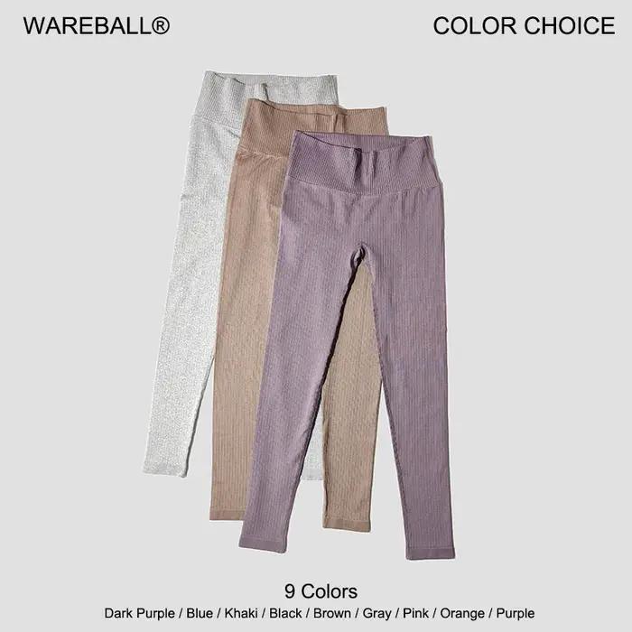 Pantalon de Yoga sans couture, Leggings de sport, taille haute, couleur unie, pleine longueur, pour