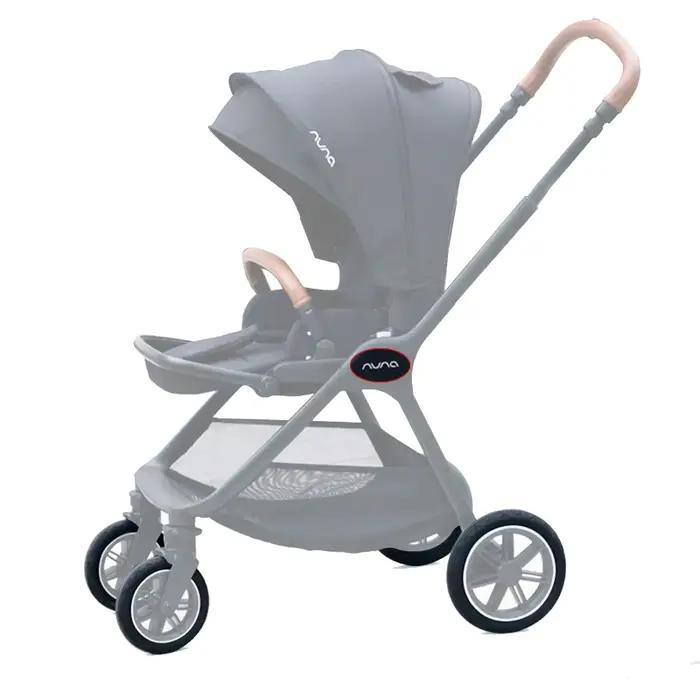 Pneu de roue de poussette chacun pour Nuna Triv /Triv Next Buggy roue avant ou arrière PU Tubeless a