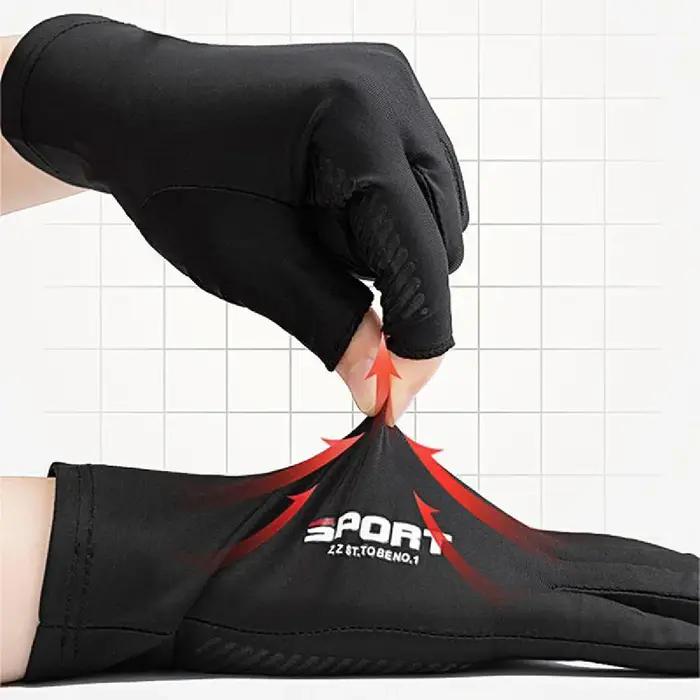 Gants de pêche pour Sport de plein air, 1 paire, écran tactile, équipement de protection fin Anti Uv
